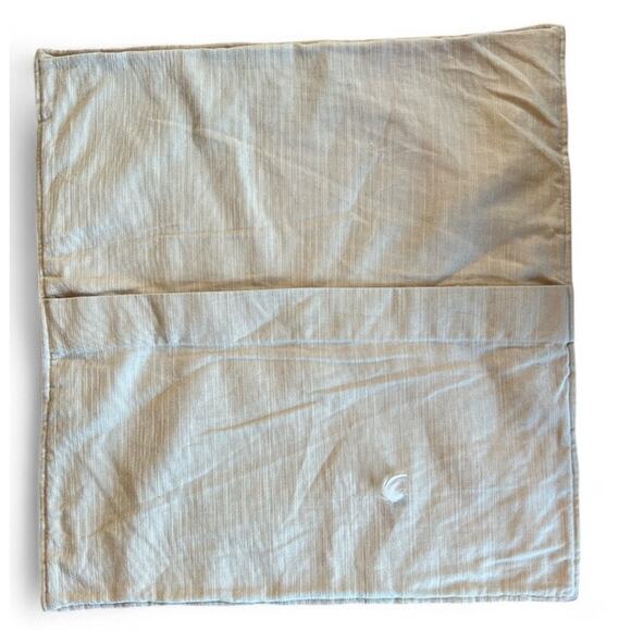 Pottery Barn Chiara Ikat Gray Crewel Embroidered Pillow Sham Set 20 x 20 - Picture 8 of 10